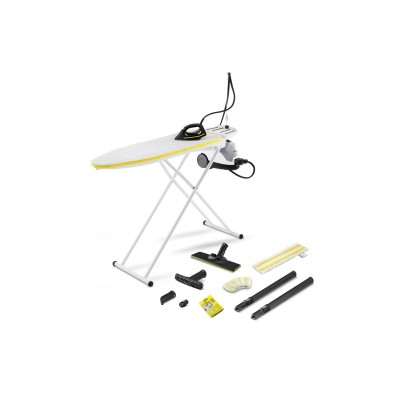 Пароочисник Karcher SI 4 EasyFix Iron, 2000Вт, 800мл, 3.5Бар, глад.дошка, праска, швабра, білий (1.512-637.0) Пароочисник Karcher SI 4 EasyFix Iron, 2000Вт, 800мл, 3.5Бар, глад.дошка, праска, швабра, білий (1.512-637.0)