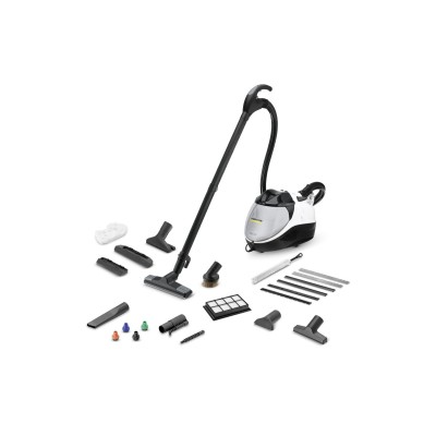 Паропилосос Karcher SV 7, 2200Вт, вологе прибирання, вода -0.45л, HEPA, обробка парою, біло-чорний (1.439-490.0)