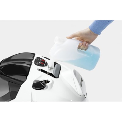 Паропилосос Karcher SV 7, 2200Вт, вологе прибирання, вода -0.45л, HEPA, обробка парою, біло-чорний (1.439-490.0)