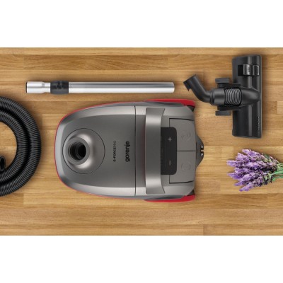 Пилосос Gorenje мішковий, 700Вт, 3л, HEPA, щітка Xpand Zone, turbo brush, телескоп, чорний графіт (VCEA24GPRA) Пилосос Gorenje мішковий, 700Вт, 3л, HEPA, щітка Xpand Zone, turbo brush, телескоп, чорний графіт (VCEA24GPRA)