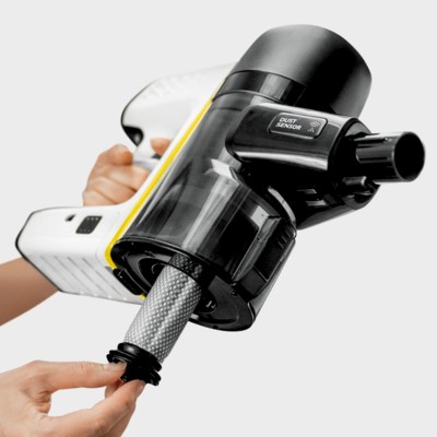 Пилосос Karcher безпровідний VC 7 Cordless yourMax, 350Вт, конт пил -0.8л, автон. робота до 60хв, вага-2.57кг, HEPA 12, білий (1 Пилосос Karcher безпровідний VC 7 Cordless yourMax, 350Вт, конт пил -0.8л, автон. робота до 60хв, вага-2.57кг, HEPA 12, білий (1