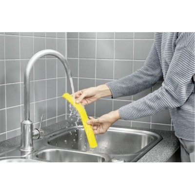 Пилосос Karcher віконний WV 4-4 Plus, вода -0.15л, автон. робота до 40хв, вага-0.76кг, дисплей, вібропад, білий (аккум. 2.443-00