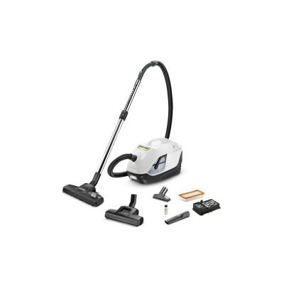 Пилосос Karcher миючий DS 6 Plus, 650Вт, конт пил -0.6л, вода -2 л, НЕРА, білий (1.195-252.0)