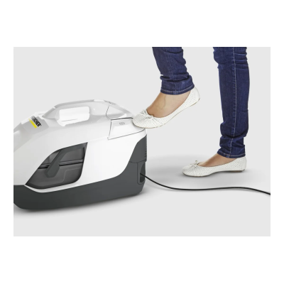 Пилосос Karcher миючий DS 6 Plus, 650Вт, конт пил -0.6л, вода -2 л, НЕРА, білий (1.195-252.0)