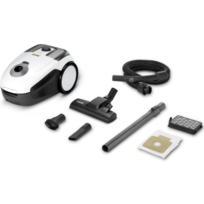 Пилосос Karcher мішковий VC 2.8, 700Вт, 2л, НЕРА, білий (1.198-031.0) Пилосос Karcher мішковий VC 2.8, 700Вт, 2л, НЕРА, білий (1.198-031.0)