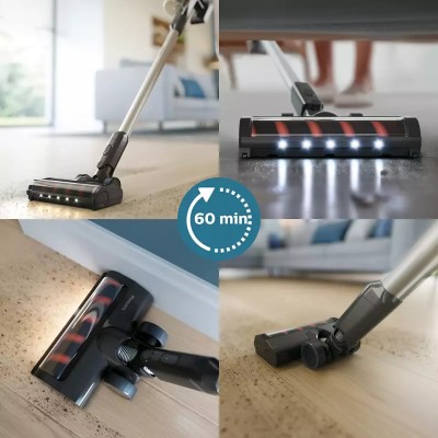 Пилосос Philips безпровідний 3000 Series, конт пил -0.27л, автон. робота до 60хв, вага-1.5кг, турборежим, сірий (XC3031/01)