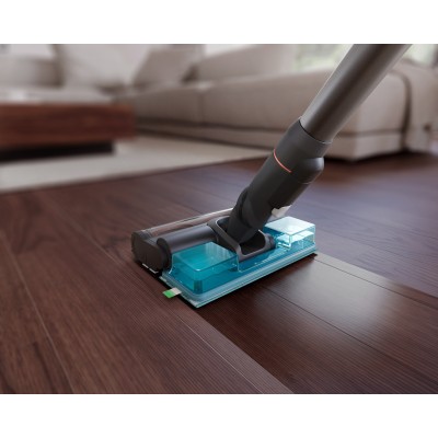 Пилосос Philips безпровідний Aqua Plus, 7000 Series, конт пил -0.6л, автон. робота до 80хв, вага-1.7кг, турборежим, чорний (XC70