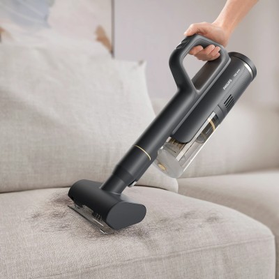 Пилосос Philips безпровідний AquaTrio, вологе прибирання, конт пил -0.42л, автон. робота до 25хв, PowerCyclone Aqua, турборежим,