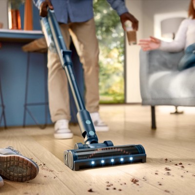 Пилосос Philips безпровідний Flex Series 5000, вологе прибирання, конт пил -0.27л, автон. робота до 60хв, PowerCyclone 10, сіро- Пилосос Philips безпровідний Flex Series 5000, вологе прибирання, конт пил -0.27л, автон. робота до 60хв, PowerCyclone 10, сіро-