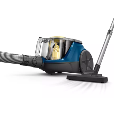 Пилосос Philips контейнерний 2000 series, 850Вт, конт пил -1,3л, мікрофібра, синьо-жовтий (XB2125/09)