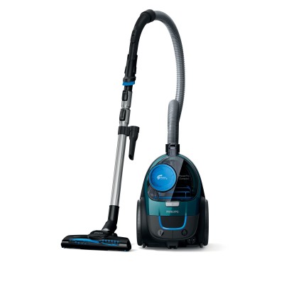 Пилосос Philips контейнерний 3000 series , 900Вт, конт пил -1,5л, НЕРА, турбощітка, чорно-зелений (FC9334/09)