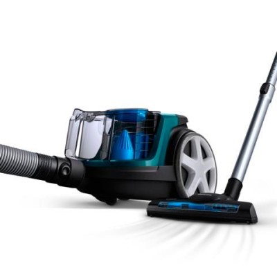 Пилосос Philips контейнерний 3000 series , 900Вт, конт пил -1,5л, НЕРА, турбощітка, чорно-зелений (FC9334/09)