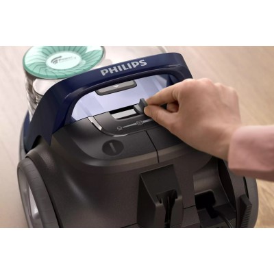 Пилосос Philips контейнерний 5000 series, 900Вт, конт пил -1,5л, НЕРА, турбощітка, синій (FC9556/09) Пилосос Philips контейнерний 5000 series, 900Вт, конт пил -1,5л, НЕРА, турбощітка, синій (FC9556/09)