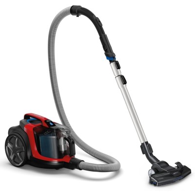 Пилосос Philips контейнерний PowerPro Expert, 900Вт, конт пил -2л, НЕРА, чорно-червоний (FC9729/09)