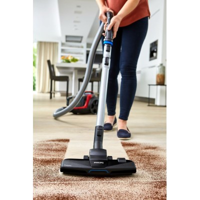Пилосос Philips контейнерний PowerPro Expert, 900Вт, конт пил -2л, НЕРА, чорно-червоний (FC9729/09)