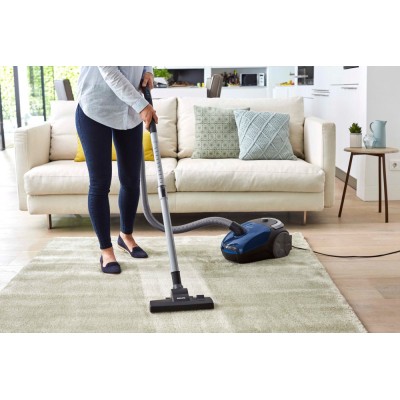 Пилосос Philips мішковий PowerGO, 750Вт, 3л, НЕРА, синій (FC8240/09)