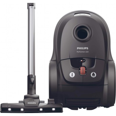 Пилосос Philips мішковий Series 8000, 900Вт, конт пил -4л, НЕРА 13, чорний (XD8122/10) Пилосос Philips мішковий Series 8000, 900Вт, конт пил -4л, НЕРА 13, чорний (XD8122/10)