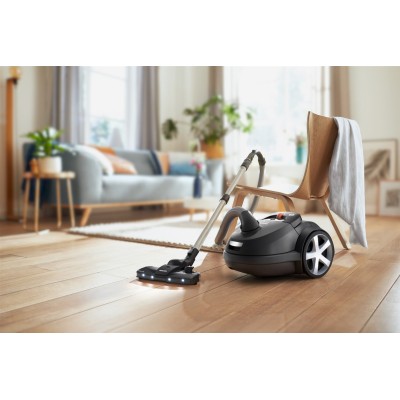 Пилосос Philips мішковий Series 8000, 900Вт, конт пил -4л, НЕРА 13, чорний (XD8122/10) Пилосос Philips мішковий Series 8000, 900Вт, конт пил -4л, НЕРА 13, чорний (XD8122/10)