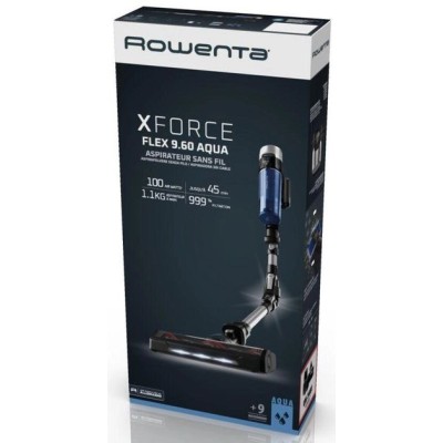 Пилосос Rowenta безпровідний X-Force 9.6 Aqua Allergy, 250Вт, вологе прибирання, конт пил -0.44л, автон. робота до 45хв, срібно- Пилосос Rowenta безпровідний X-Force 9.6 Aqua Allergy, 250Вт, вологе прибирання, конт пил -0.44л, автон. робота до 45хв, срібно-