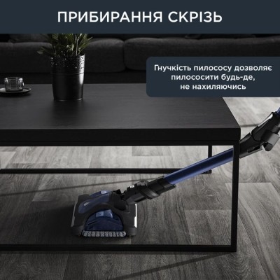Пилосос Rowenta безпровідний Xforce Flex 14.60 Aqua, 200Вт, вологе прибирання, конт пил -0.9л, автон. робота до 70хв, НЕРА, чорн Пилосос Rowenta безпровідний Xforce Flex 14.60 Aqua, 200Вт, вологе прибирання, конт пил -0.9л, автон. робота до 70хв, НЕРА, чорн