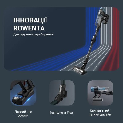 Пилосос Rowenta безпровідний X-Force Flex 14.80 Animal Aqua, 240Вт, вологе прибирання, конт пил -0.65л, автон. робота до 90хв, H Пилосос Rowenta безпровідний X-Force Flex 14.80 Animal Aqua, 240Вт, вологе прибирання, конт пил -0.65л, автон. робота до 90хв, H