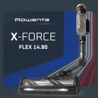 Пилосос Rowenta безпровідний X-Force Flex 14.80 Auto Animal, 240Вт, конт пил -0.65л, автон. робота до 90хв, HEF system 99,9%, чо Пилосос Rowenta безпровідний X-Force Flex 14.80 Auto Animal, 240Вт, конт пил -0.65л, автон. робота до 90хв, HEF system 99,9%, чо