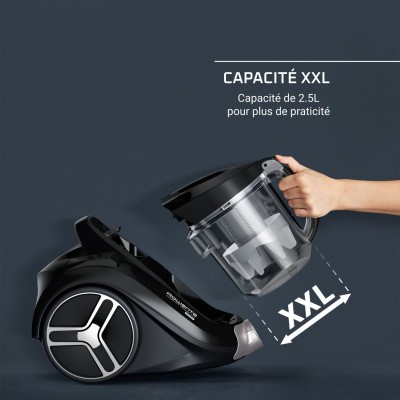 Пилосос Rowenta контейнерний Compact Power XXL Classic + Kit, 900Вт, конт пил -2.5л, HEF system, чорний (RO4B25EA) Пилосос Rowenta контейнерний Compact Power XXL Classic + Kit, 900Вт, конт пил -2.5л, HEF system, чорний (RO4B25EA)