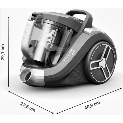 Пилосос Rowenta контейнерний Compact Power XXL Classic + Kit, 900Вт, конт пил -2.5л, HEF system, чорний (RO4B25EA) Пилосос Rowenta контейнерний Compact Power XXL Classic + Kit, 900Вт, конт пил -2.5л, HEF system, чорний (RO4B25EA)