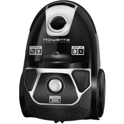 Пилосос Rowenta мішковий Compact Power Animal Care, 750Вт, конт пил -3л, НЕРА13, турбощітка, чорний (RO3985EA) Пилосос Rowenta мішковий Compact Power Animal Care, 750Вт, конт пил -3л, НЕРА13, турбощітка, чорний (RO3985EA)