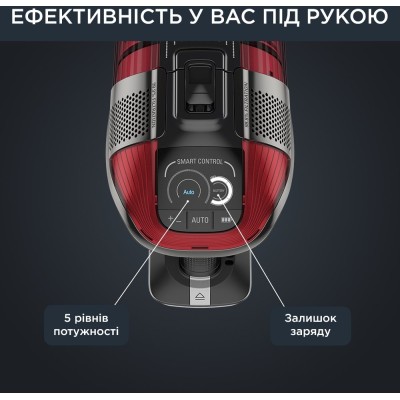 Пилосос Rowenta безпровідний X-Force Flex 12.60 Auto Animal, 320Вт, конт пил -0.9л, автон. робота до 45хв, вага-3кг, НЕРА, чорно Пилосос Rowenta безпровідний X-Force Flex 12.60 Auto Animal, 320Вт, конт пил -0.9л, автон. робота до 45хв, вага-3кг, НЕРА, чорно
