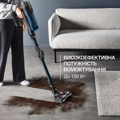 Пилосос Rowenta безпровідний X-Force Flex 12.60 Neo Auto Aqua Allergy, 150Вт, конт пил -0.65л, автон. робота до 60хв, вага-3кг, 