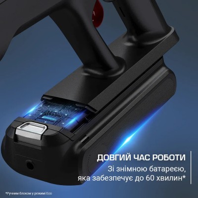 Пилосос Rowenta безпровідний X-Force Flex 12.60 Neo Auto Aqua Allergy, 150Вт, конт пил -0.65л, автон. робота до 60хв, вага-3кг, 