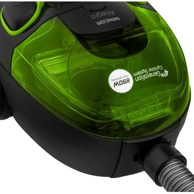 Пилосос Sencor контейнерний Allegro, 890Вт, конт пил -1.5л, НЕРА, чорно-зелений (SVC510GR-EUE2) Пилосос Sencor контейнерний Allegro, 890Вт, конт пил -1.5л, НЕРА, чорно-зелений (SVC510GR-EUE2)