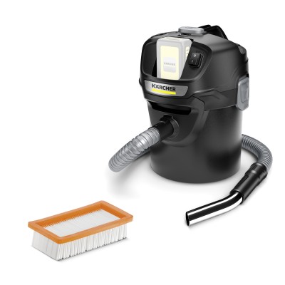 Пилосос для збору золи акумуляторний Karcher AD 2 Battery, 18В, контейнер 14л, 3.9кг, без АКБ та ЗП (1.348-300.0) Пилосос для збору золи акумуляторний Karcher AD 2 Battery, 18В, контейнер 14л, 3.9кг, без АКБ та ЗП (1.348-300.0)