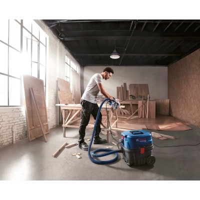 Пилосос професійний Bosch GAS 12-25 PL, 1350Вт, 200мБар, контейнер 25л, НЕРА Н13, 9кг (0.601.97C.100) Пилосос професійний Bosch GAS 12-25 PL, 1350Вт, 200мБар, контейнер 25л, НЕРА Н13, 9кг (0.601.97C.100)