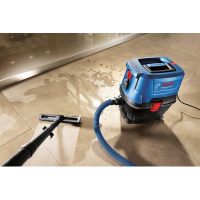 Пилосос професійний Bosch GAS 15 PS, 1100Вт, 220мБар, контейнер 15л, 8кг (0.601.9E5.100) Пилосос професійний Bosch GAS 15 PS, 1100Вт, 220мБар, контейнер 15л, 8кг (0.601.9E5.100)