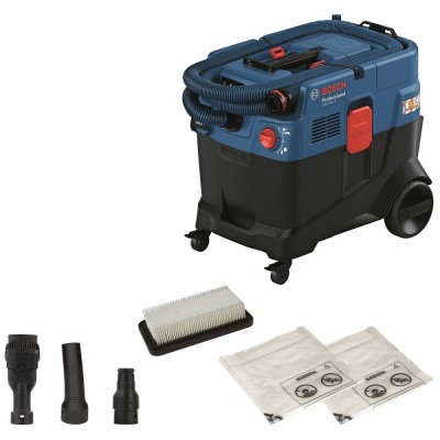 Пилосос професійний Bosch GAS 400 A, 1200Вт, 240мБар, контейнер 40л, 14кг (0.601.9M0.020) Пилосос професійний Bosch GAS 400 A, 1200Вт, 240мБар, контейнер 40л, 14кг (0.601.9M0.020)