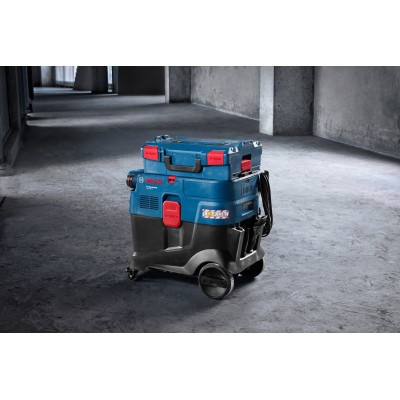 Пилосос професійний Bosch GAS 400 A, 1200Вт, 240мБар, контейнер 40л, 14кг (0.601.9M0.020) Пилосос професійний Bosch GAS 400 A, 1200Вт, 240мБар, контейнер 40л, 14кг (0.601.9M0.020)