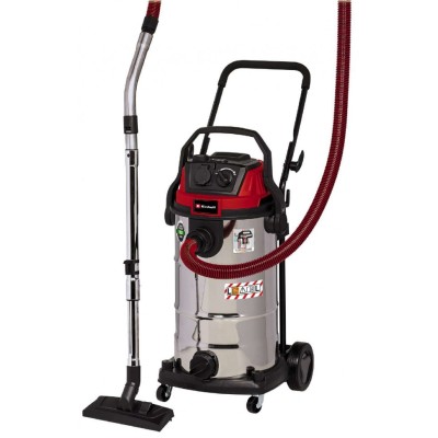 Пилосос професійний Einhell TE-VC 2340 SACL, 1500Вт, 225мБар, контейнер 40л, розетка, клас L, 10.1кг (2342470) Пилосос професійний Einhell TE-VC 2340 SACL, 1500Вт, 225мБар, контейнер 40л, розетка, клас L, 10.1кг (2342470)