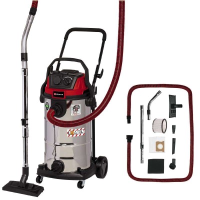 Пилосос професійний Einhell TE-VC 2340 SACL, 1500Вт, 225мБар, контейнер 40л, розетка, клас L, 10.1кг (2342470) Пилосос професійний Einhell TE-VC 2340 SACL, 1500Вт, 225мБар, контейнер 40л, розетка, клас L, 10.1кг (2342470)
