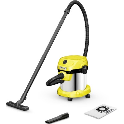 Пилосос професійний Karcher WD 2 PLUS S V-15/4/18, 1000Вт, контейнер 15л, 4.52кг (1.628-050.0)