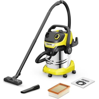 Пилосос професійний Karcher WD 5 S V-25/5/22, 1100Вт, контейнер 25л, 8.57кг (1.628-350.0) Пилосос професійний Karcher WD 5 S V-25/5/22, 1100Вт, контейнер 25л, 8.57кг (1.628-350.0)