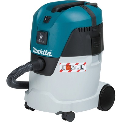 Пилосос професійний Makita VC2512L, 1000Вт, 210мБар, контейнер 25л, розетка 2600Вт, 7кг Пилосос професійний Makita VC2512L, 1000Вт, 210мБар, контейнер 25л, розетка 2600Вт, 7кг