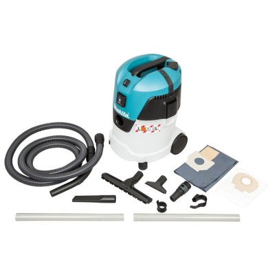 Пилосос професійний Makita VC2512L, 1000Вт, 210мБар, контейнер 25л, розетка 2600Вт, 7кг Пилосос професійний Makita VC2512L, 1000Вт, 210мБар, контейнер 25л, розетка 2600Вт, 7кг