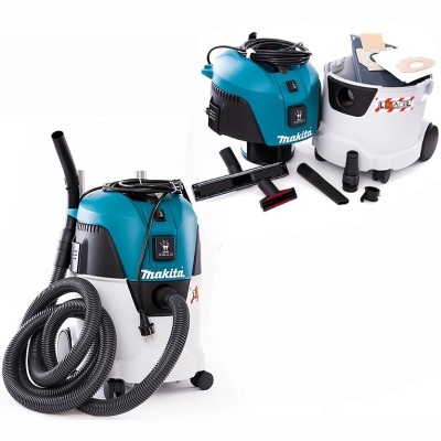 Пилосос професійний Makita VC2512L, 1000Вт, 210мБар, контейнер 25л, розетка 2600Вт, 7кг Пилосос професійний Makita VC2512L, 1000Вт, 210мБар, контейнер 25л, розетка 2600Вт, 7кг