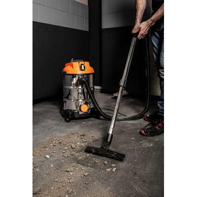 Пилосос професійний Neo Tools, 1400Вт, 18 кПа, контейнер 30л, HEPA, колеса, 5.92кг (04-738) Пилосос професійний Neo Tools, 1400Вт, 18 кПа, контейнер 30л, HEPA, колеса, 5.92кг (04-738)