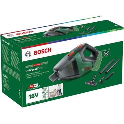 Пилосос професійний акумуляторний Bosch UniversalVac 18, 18В, 9кПа, контейнер 0.5л, 1.3кг без АКБ та ЗП (0.603.3B9.102) Пилосос професійний акумуляторний Bosch UniversalVac 18, 18В, 9кПа, контейнер 0.5л, 1.3кг без АКБ та ЗП (0.603.3B9.102)