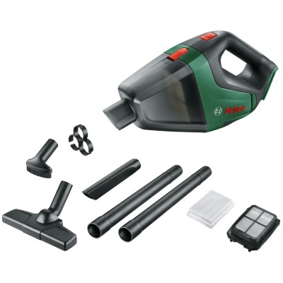 Пилосос професійний акумуляторний Bosch UniversalVac 18, 18В, акб 1х2.5Ач, 9кПа, контейнер 0.5л, 1.3кг (0.603.3B9.103) Пилосос професійний акумуляторний Bosch UniversalVac 18, 18В, акб 1х2.5Ач, 9кПа, контейнер 0.5л, 1.3кг (0.603.3B9.103)