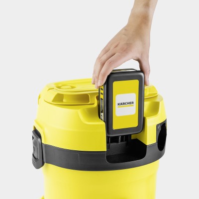Пилосос професійний акумуляторний Karcher WD 2-18, 18В, контейнер 12л, без АКБ и ЗП (1.628-500.0)
