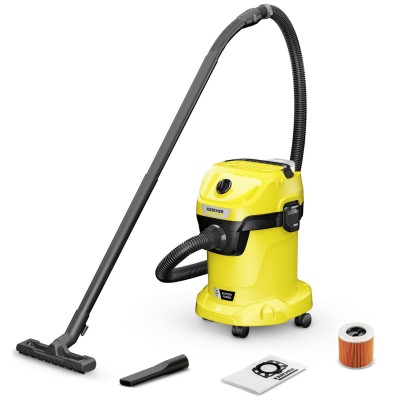 Пилосос професійний акумуляторний Karcher WD 3-18, 18В, контейнер 17л, без АКБ и ЗП (1.628-550.0)